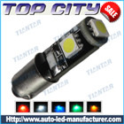 Topcity Newest Euro Error Free Canbus BA9S 3SMD 5050 Canbus 18LM Cold white - Canbus led